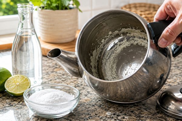 Çaydanlıktaki Kireç Nasıl Temizlenir? Limon Tuzu ve Sirke Yöntemi